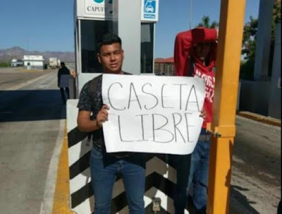 Pueblos Unidos de Sonora libera caseta de cobro de Guaymas