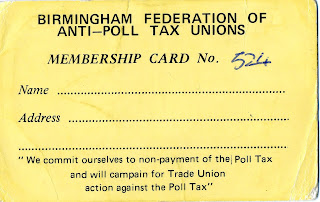 The Birmingham Activism Project Birmingham Federation of AntiPoll Tax