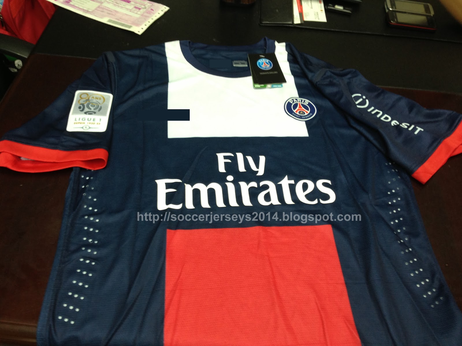 Soccer Jerseys 2014: New PSG Home Jersey 2013 / 2014 (Player Version)