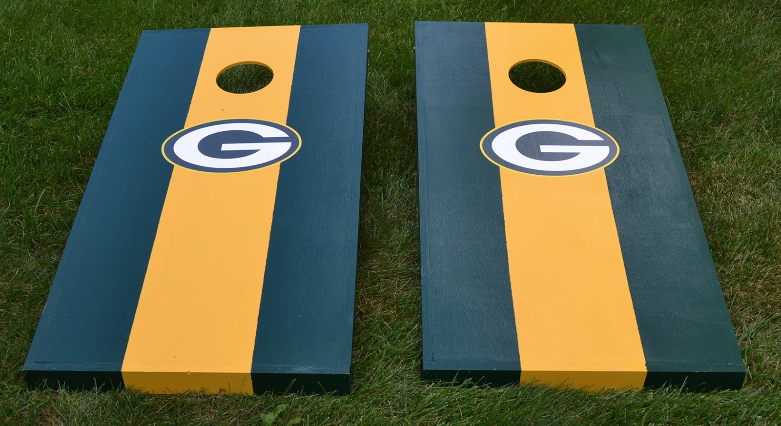 Warrior Woodwork Bags Boards 2.0, Green Bay Packers