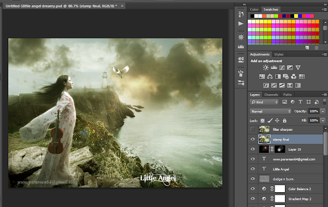 Tutorial Manipulasi Photoshop Malaikat Kecil Tutorial Manipulasi Photoshop Malaikat Kecil