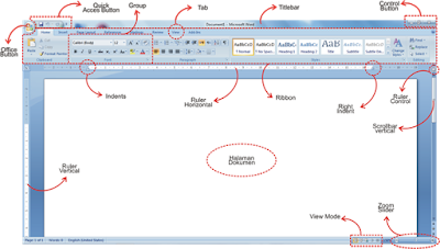 Bagian Microsoft Office Word 2007