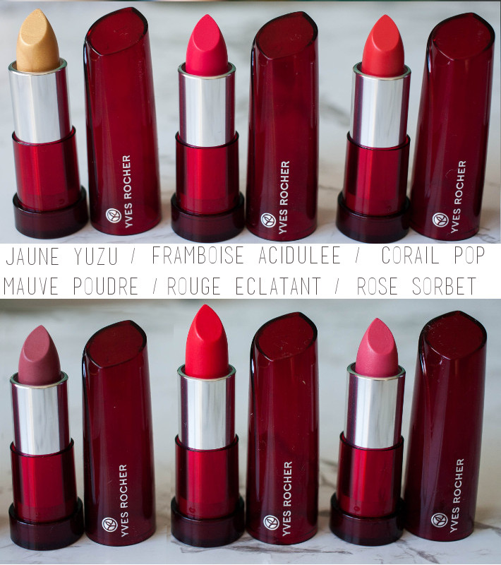 Beauty: Yves Rocher Cherry Oil Lipstick new ss2016 colours