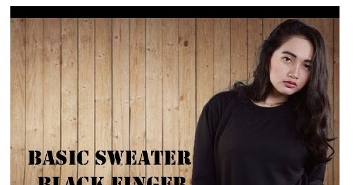 basic sweater black finger jaket pria wanita grosir murah basic sweater black finger jaket pria wanita grosir murah