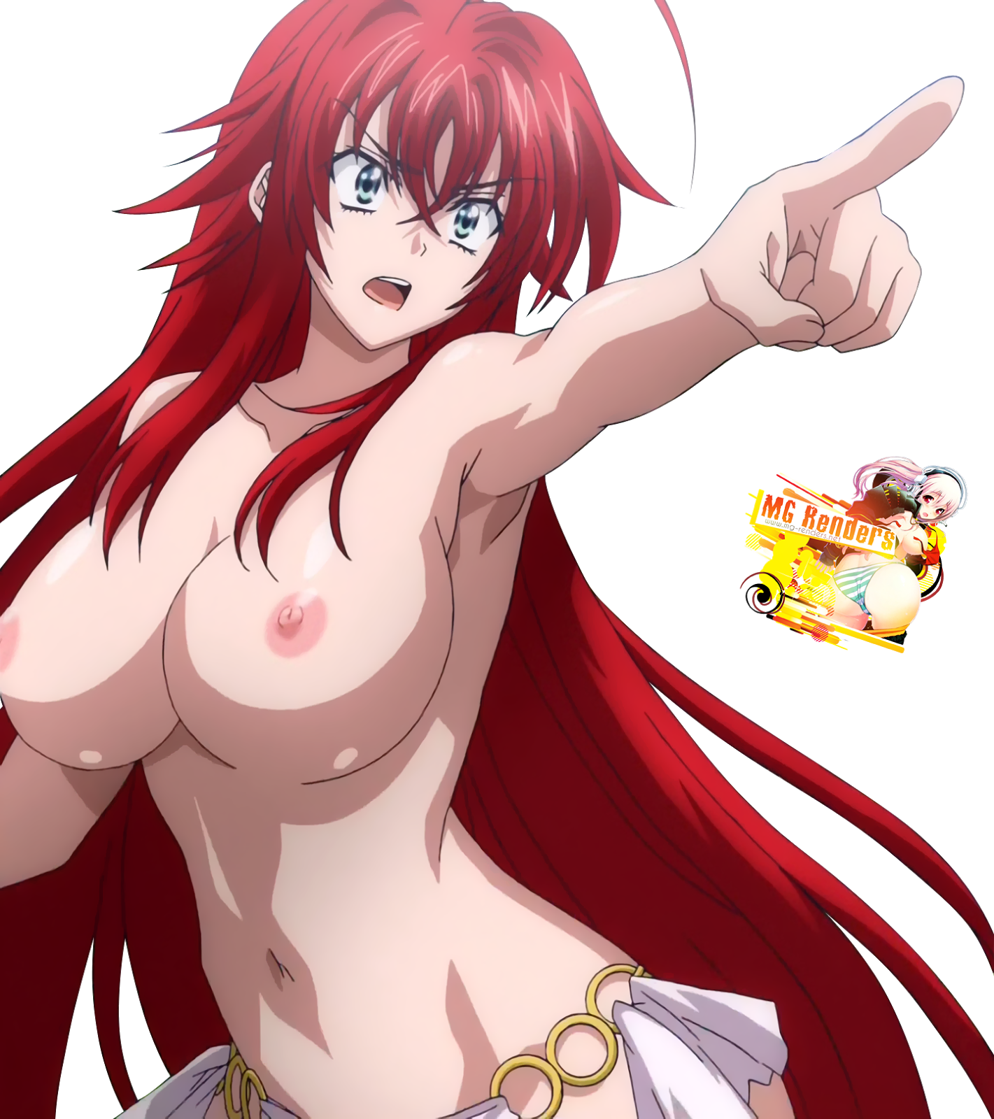 High School DxD - Rias Gremory Render 34.