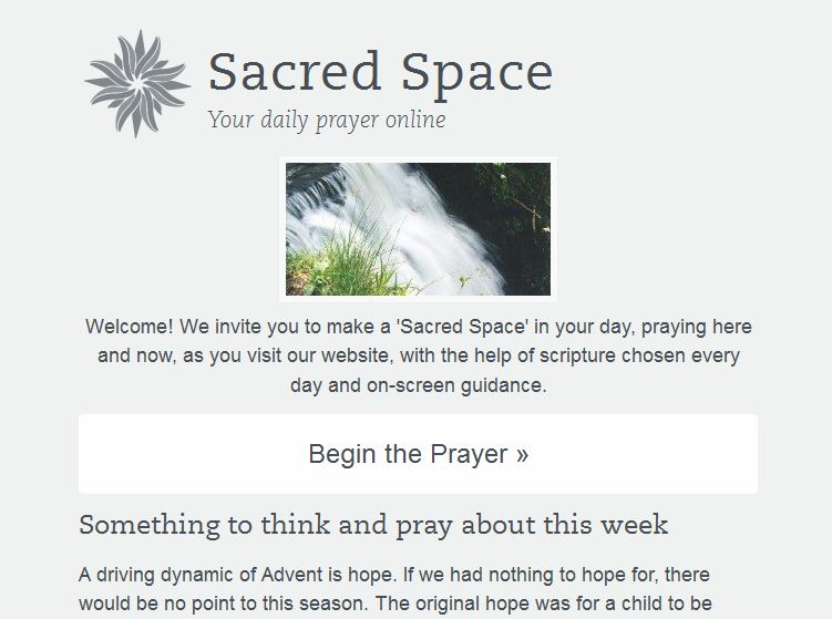 www.sacredspace.ie