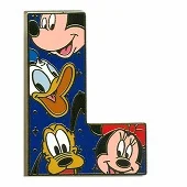 Alfabeto de Mickey, Minnie, Donald y Pluto L.