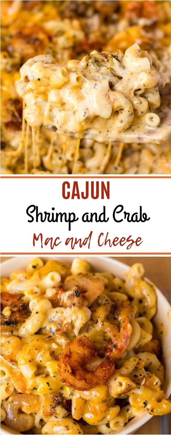 Cajun Shrímp And Crab Mac And Cheese