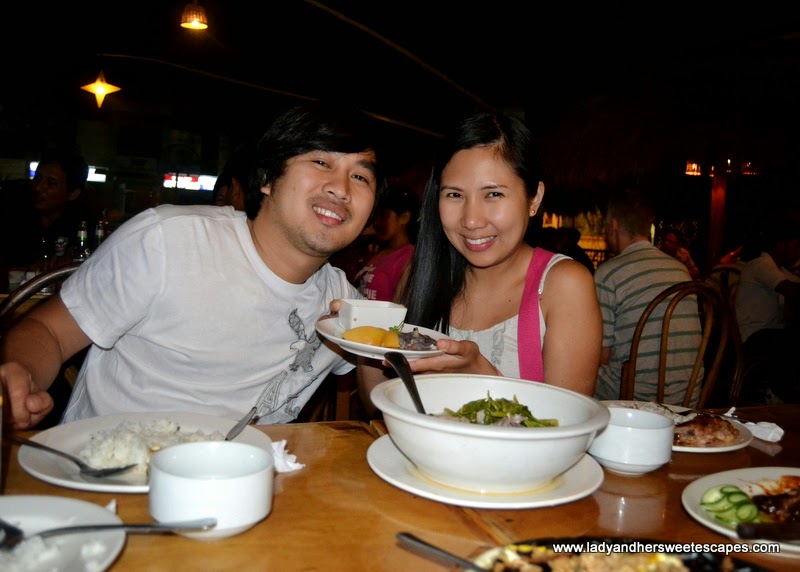 Lady and Ed in Kinabuchs Palawan