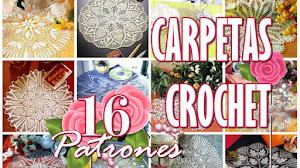 16 Patrones de Carpetas Crochet