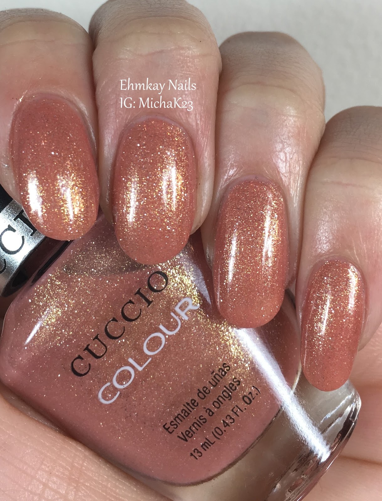 ehmkay nails Cuccio Colours Nudetrals Collection Swatches and Review