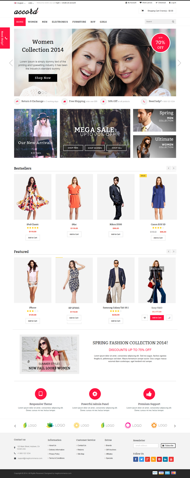Accord Responsive Multipurpose OpenCart Theme - Download New Themes