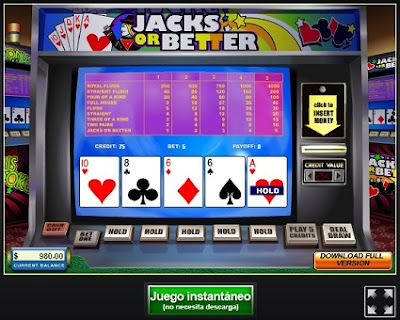 Video poker Jack or Better