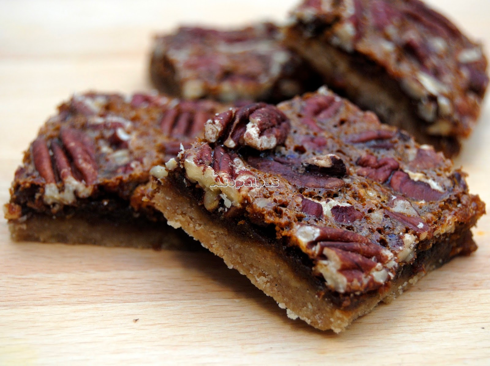 Pecan Squares. Vídeo Receta Asopaipas. Recetas de Cocina Casera