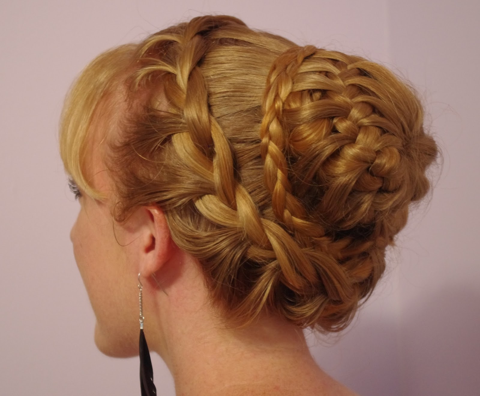 Braids Hairstyles For Super Long Hair Fancy Braided Bun
