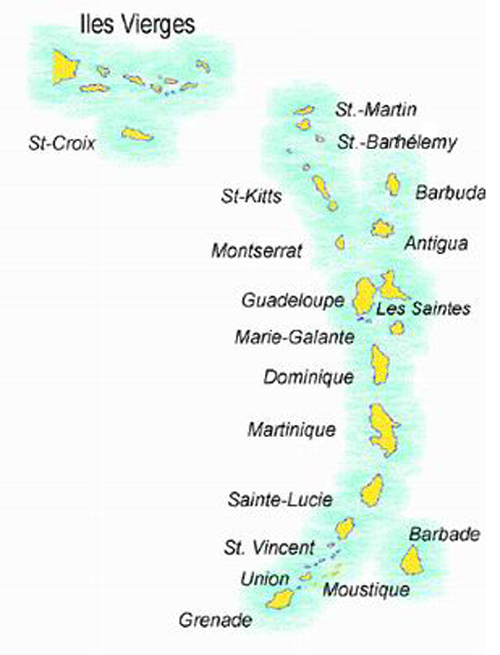 Zoom sur les Antilles Zoom sur les Antilles