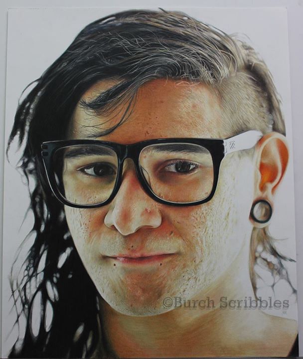 12-Sonny-John-Skrillex-Moore-Burch-Scribbles-Photo-Realistic-Drawings-of-Celebrities-and-Friends