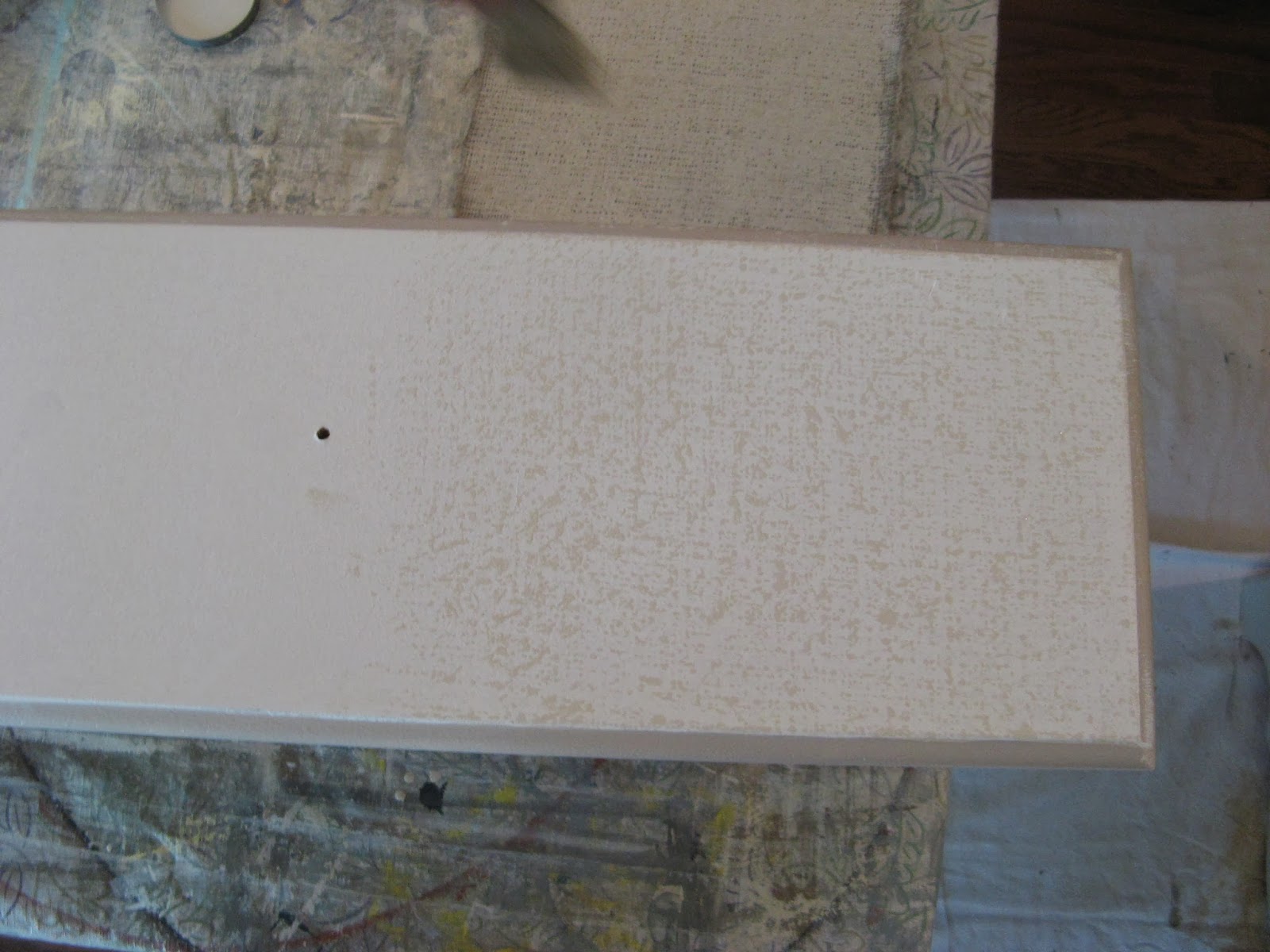 Susan Snyder BURLAP PAINT TEXTURE