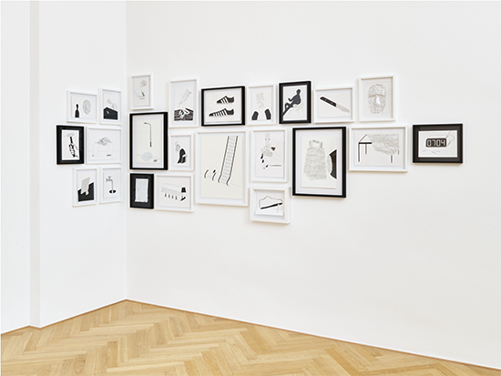 Christoph Niemann, drawings, gallery Max Hetzler overview Christoph Niemann, gallery Max Hetzler