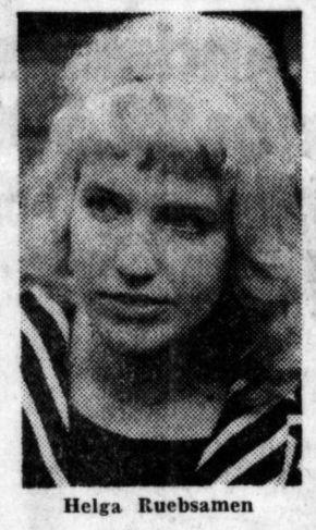 Bunt Blogt: Helga Ruebsamen (1934 - 2016) overleden