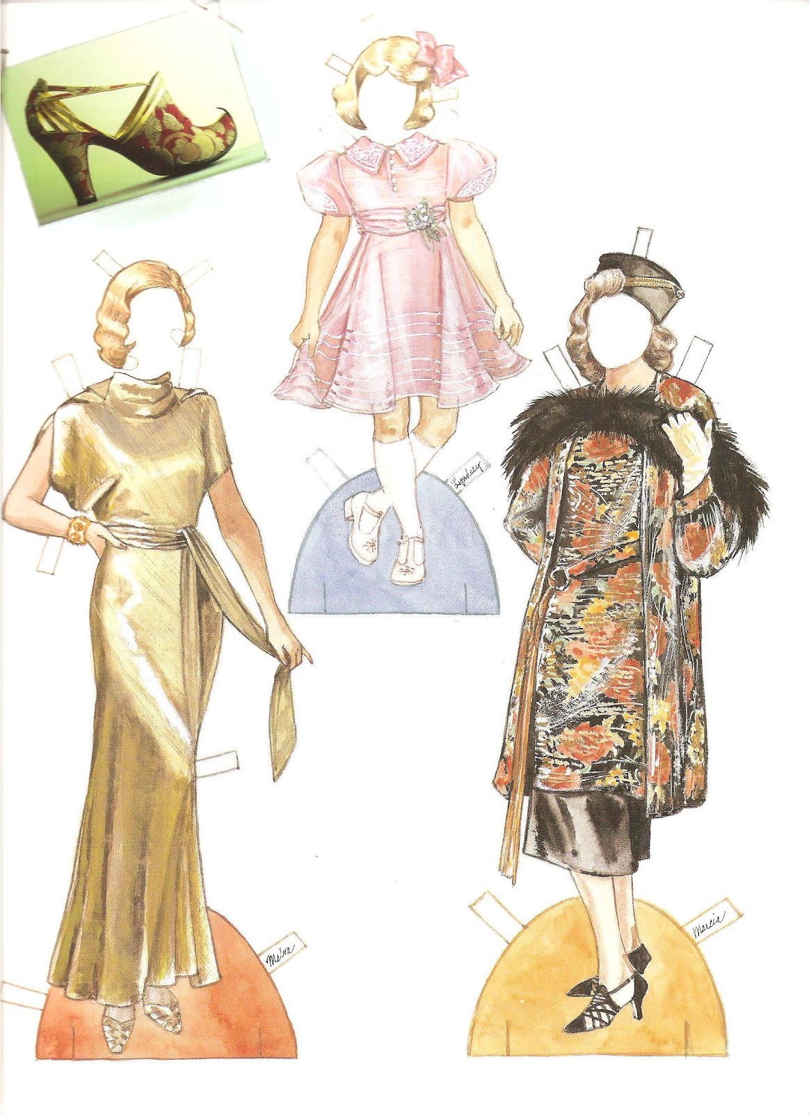 Miss Missy Paper Dolls Collection By Design Ii A Paper Doll History