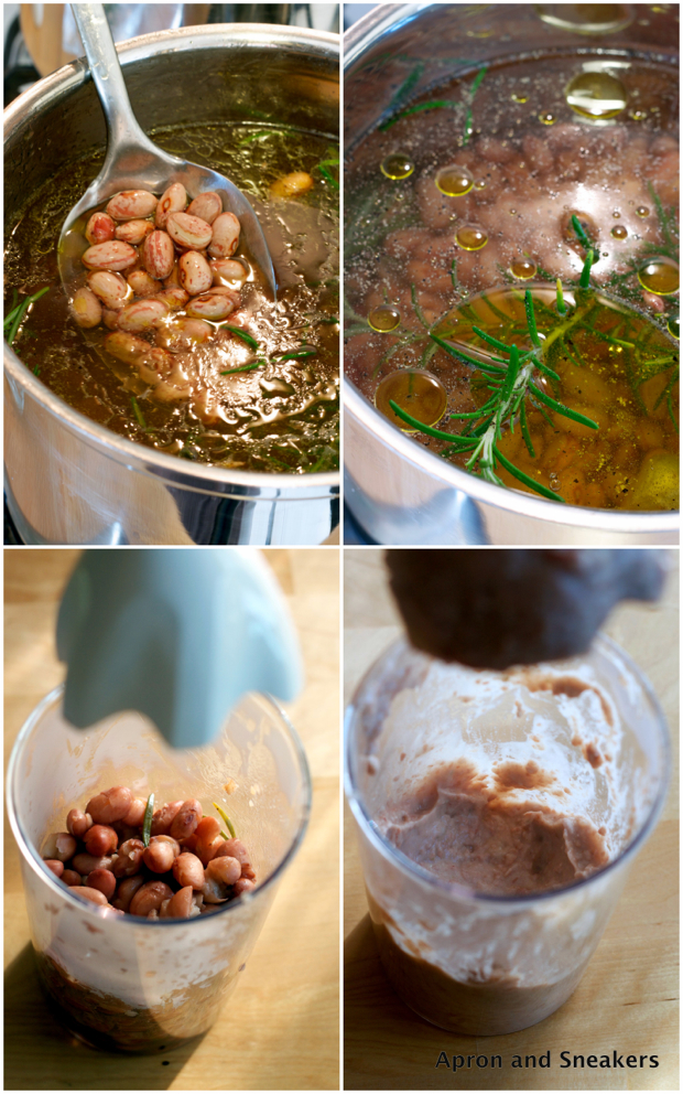 Zuppa di Farro e Fagioli (Farro & Borlotti Bean Soup) and Milano