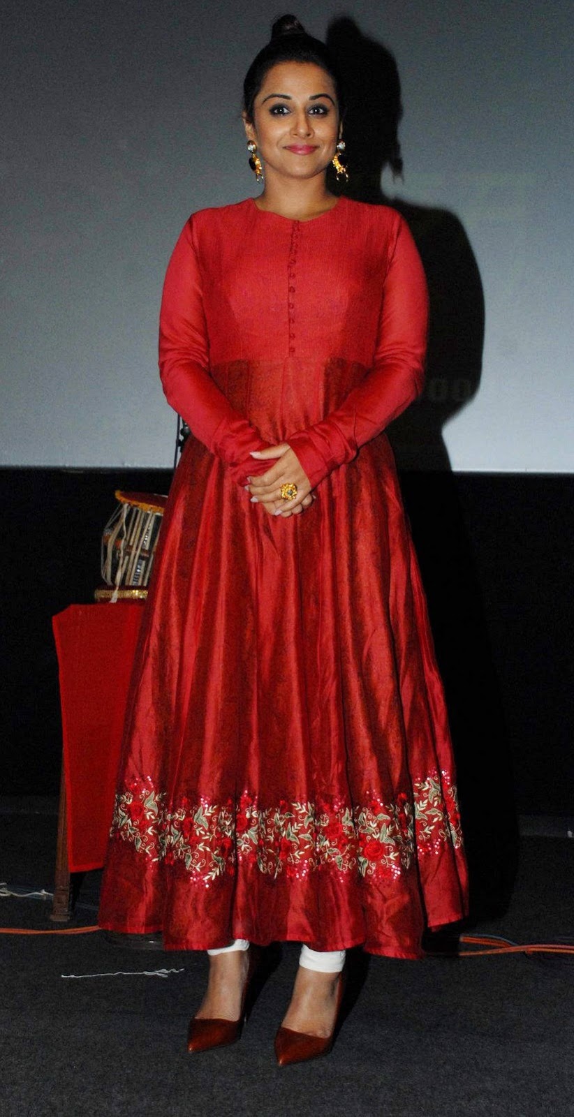 Vidya Balan Gorgeous Photos In Red Dress