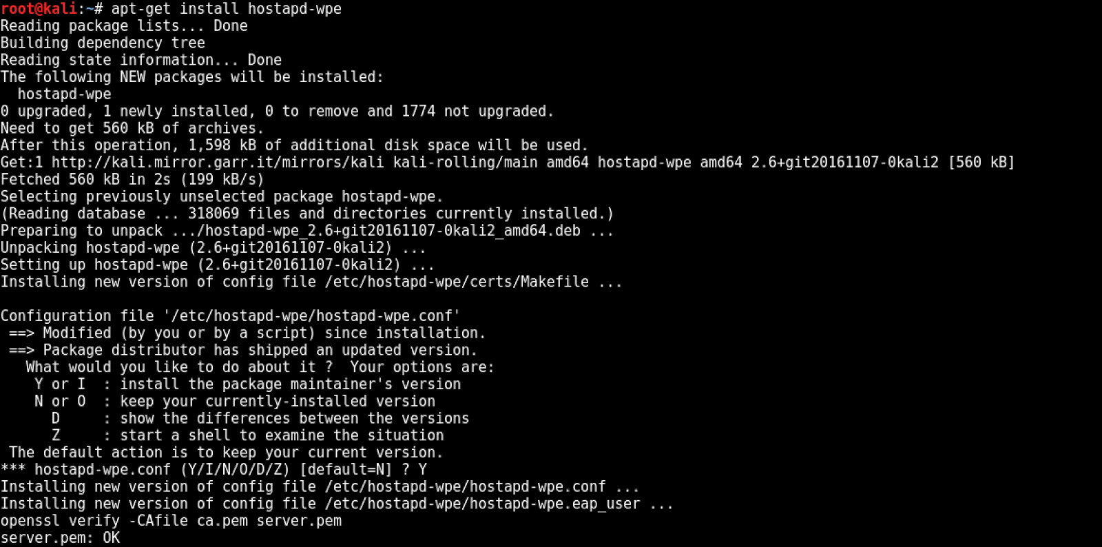 Enterprise WIFI Hacking with HostapdWPE