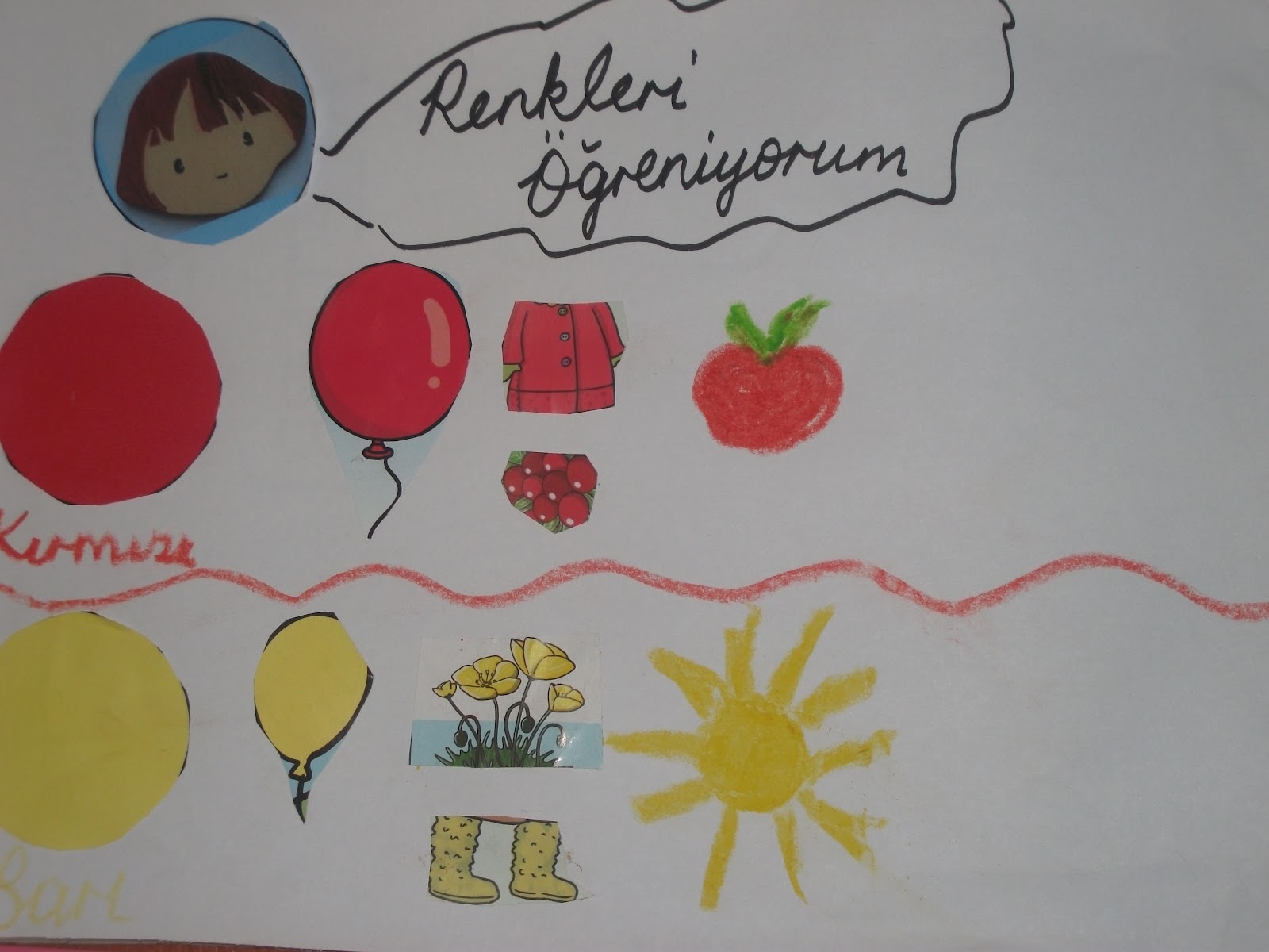 maviye iz süren Öğretici Ev Okulu Materyalleri,