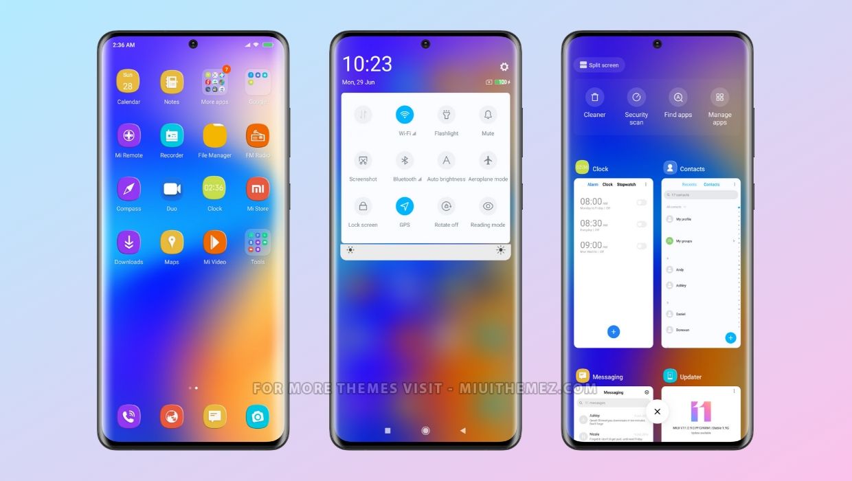 Two Aura v12 MIUI 11 and MIUI 12 Theme