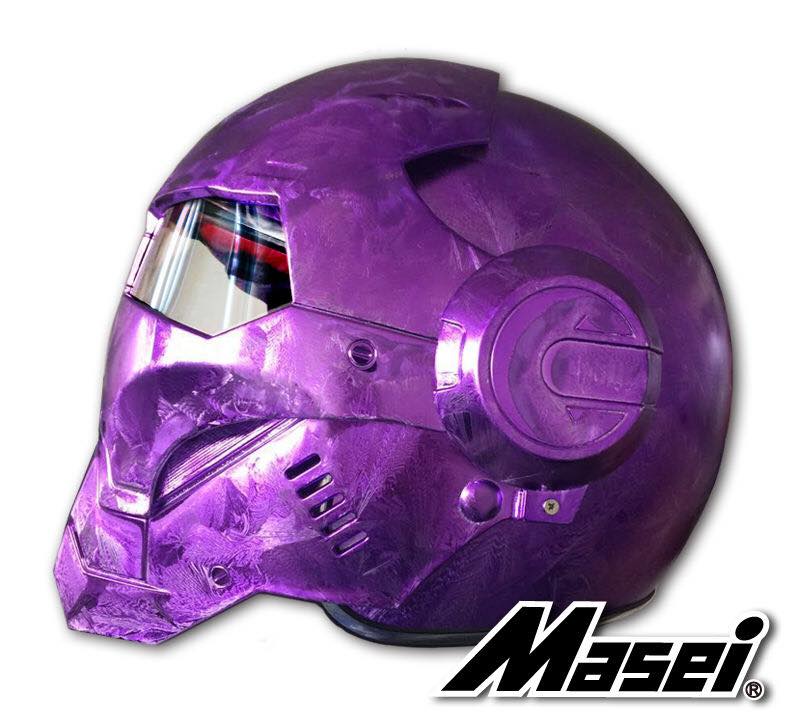Luusama Motorcycle And Helmet Blog News Masei 610 Purple Ice Chrome