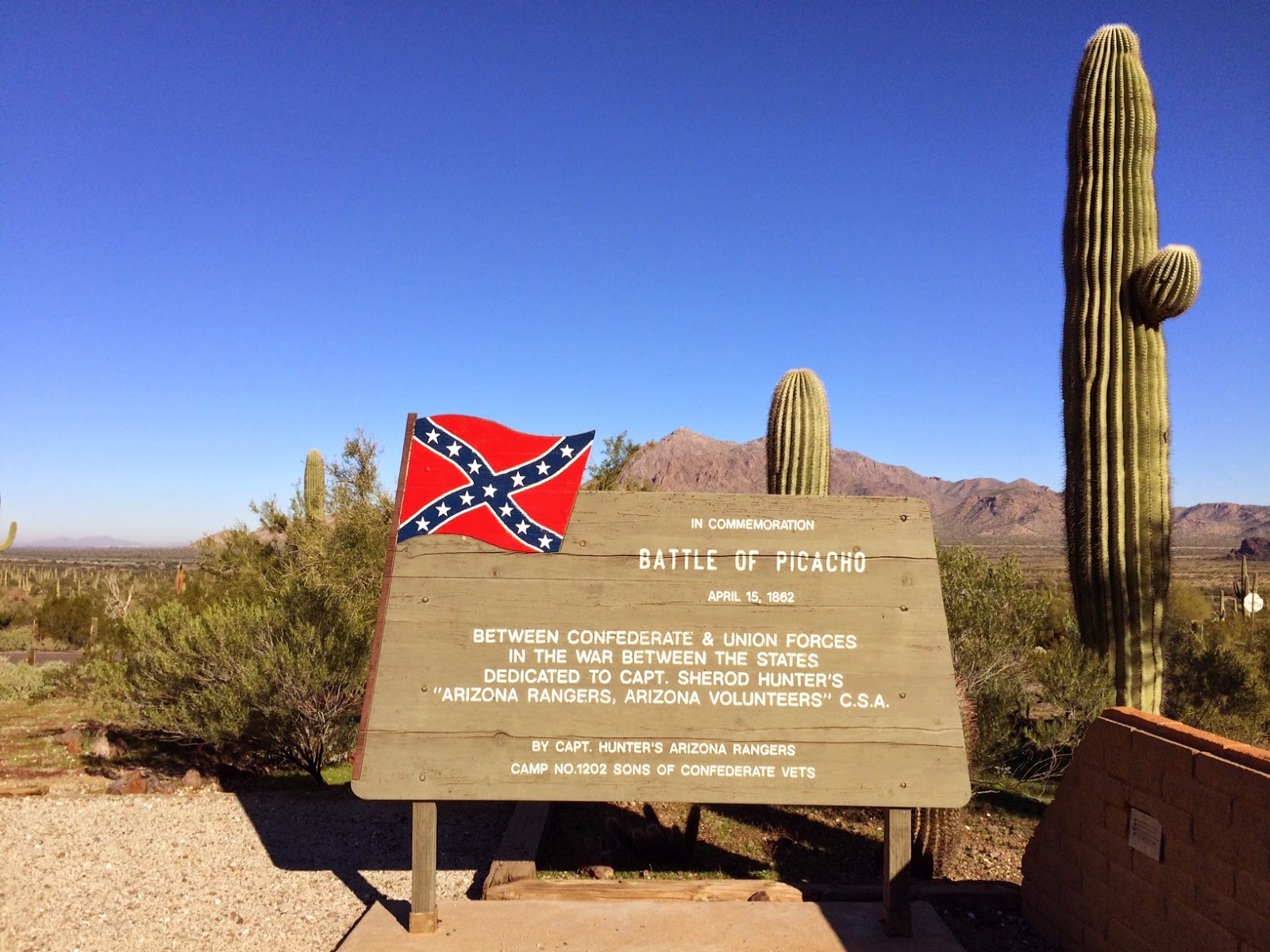 JOHN BANKS' CIVIL WAR BLOG Civil War in Arizona Picacho Pass skirmish
