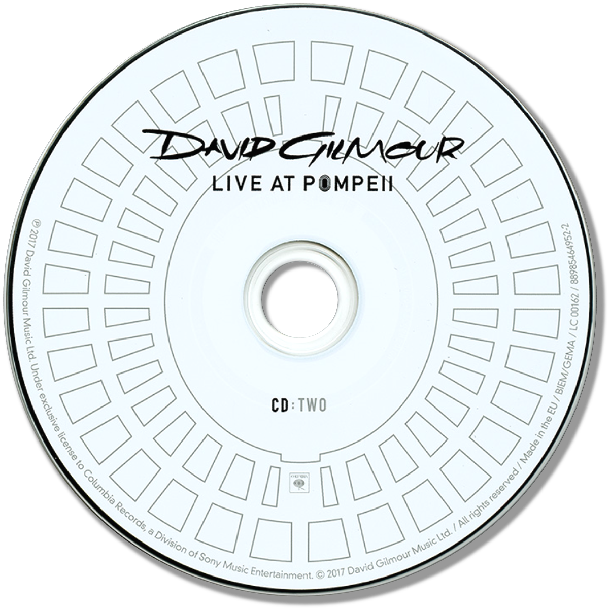 Pink Floyd Ilustrado David Gilmour Live at Pompeii Box Set Deluxe