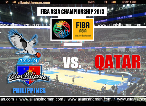 FIBA Asia Championship 2013: Philippines vs Qatar Game Replay