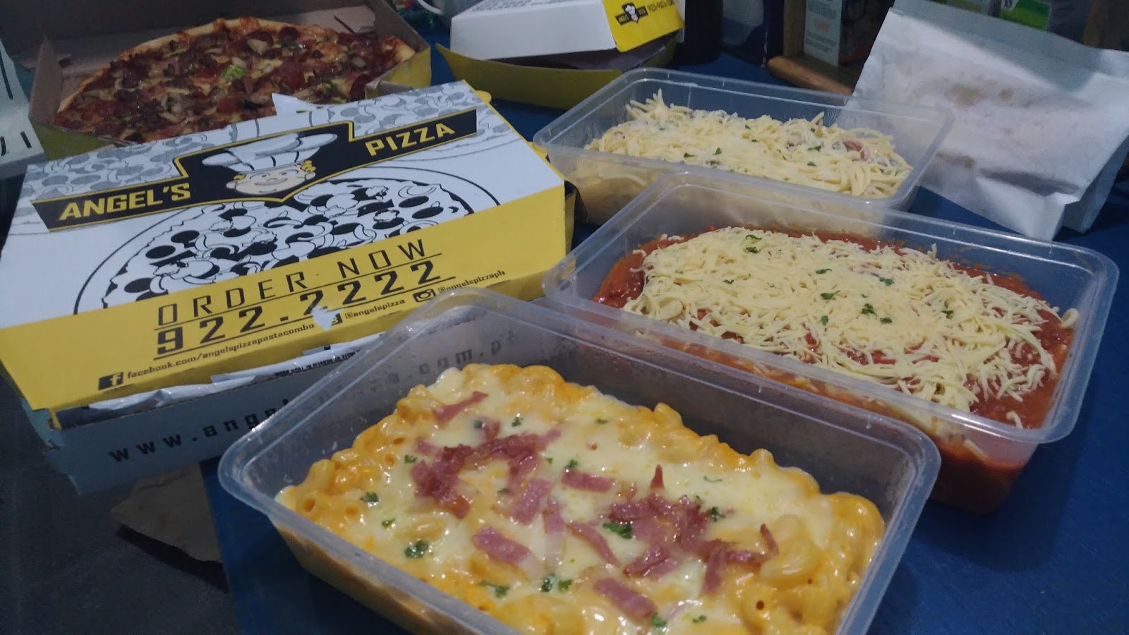 Angel's PIzza Newest Offering the PASTA PLATTER Mommy's MAG Life