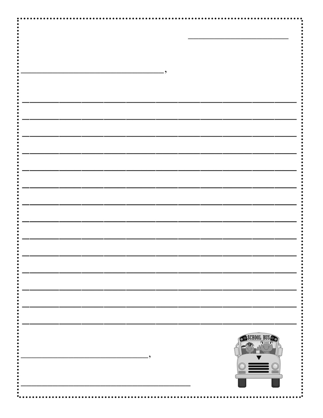 Business Letter Template 2nd Grade Sample Business Letter