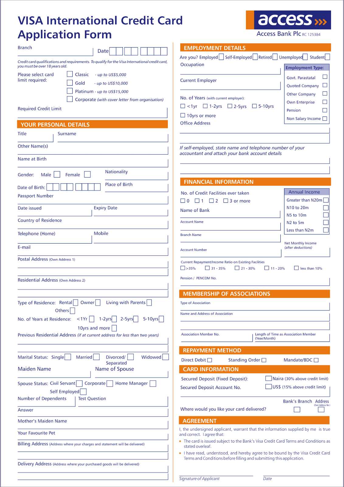 credit-card-application-visa-gambaran