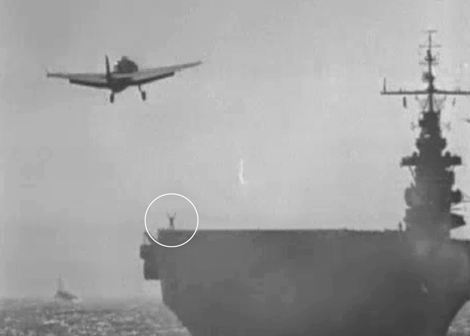 U.S. Navy Aircraft History Carrier Landings Visibility Over the Nose