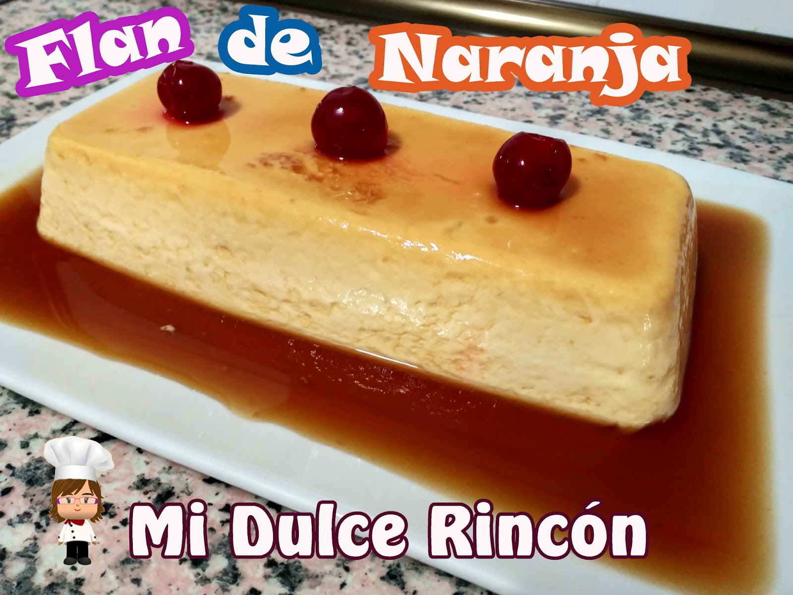 Flan De Naranja Sin Huevo Sin Horno Sin Cocción