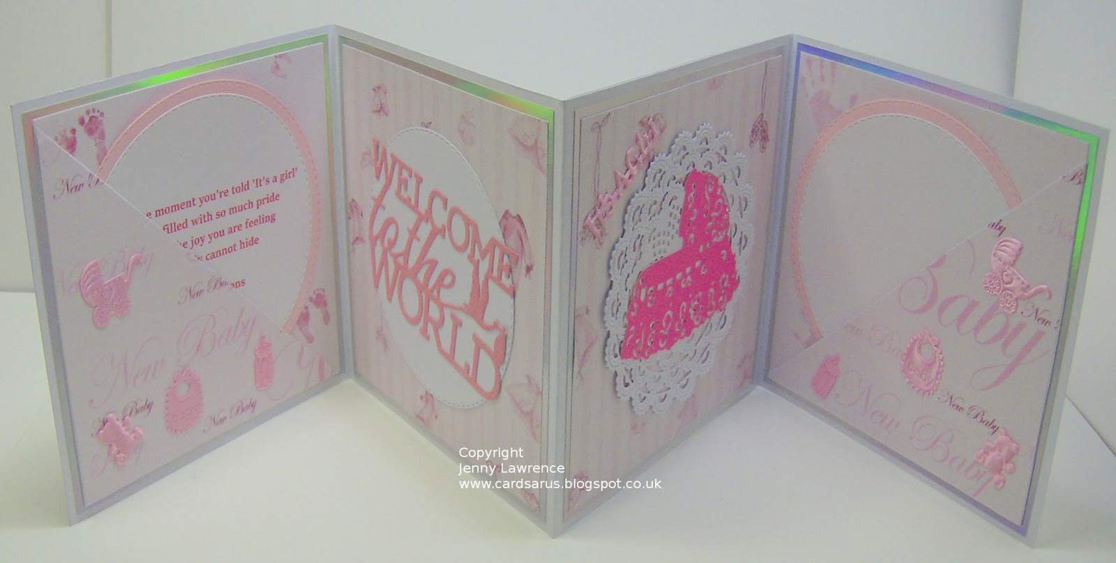 CARDSARUS BABY GIRL BOOK AND BOX