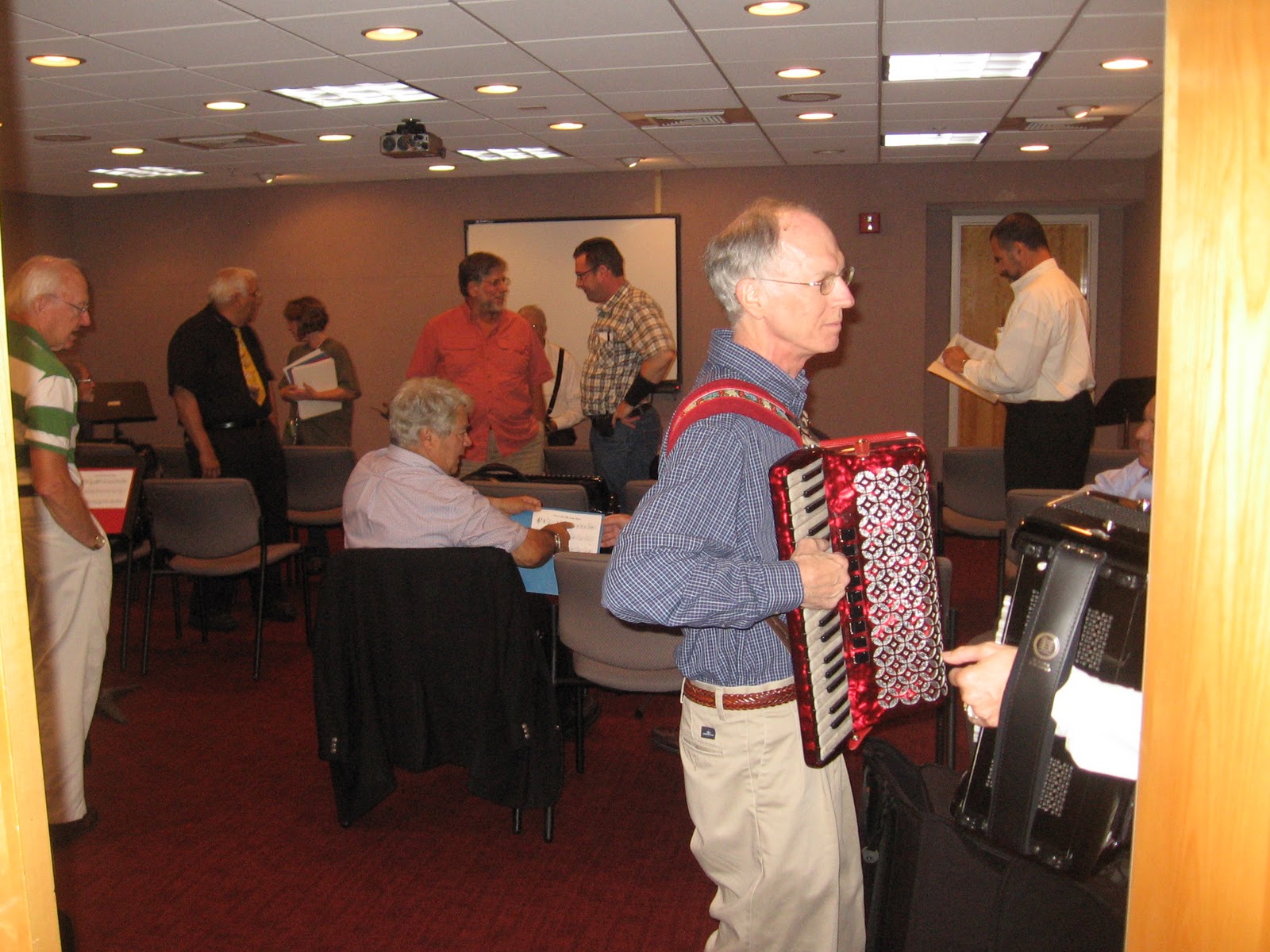 Miles Hoyle Accordionist. Accordion Festival at the Williamsburg