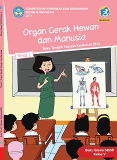 Buku Siswa Kelas 5 Tema 1 Organ Gerak Hewan dan Manusia Kurikulum 2013 Revisi 2017
