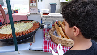 feira de rua em Amboise