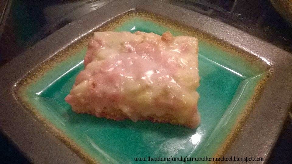 Adams Family Farm and Homeschool Strawberry Lemonade Brownies
