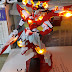 Custom Build: HGBF 1/144 Wing Gundam Zero Honoo + LED "Test Fit"