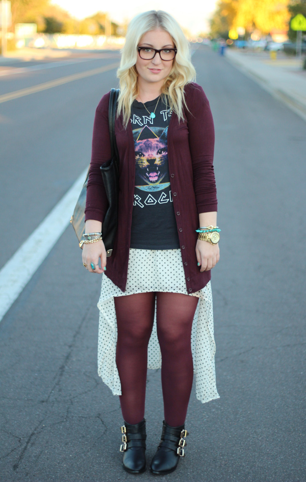 sincerely, truly scrumptious: Outfit Post: Cat Lady