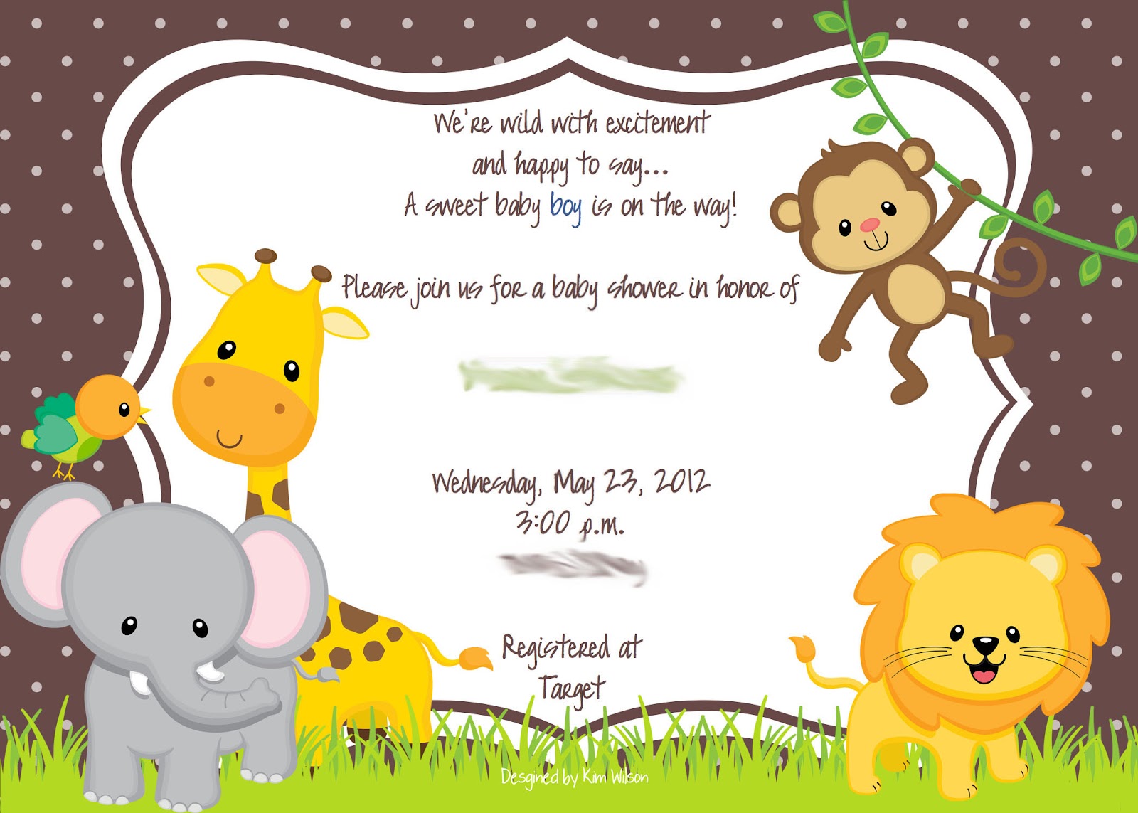 baby shower jungle theme clipart - photo #6