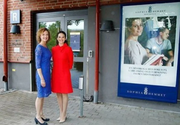 Princess Sofia Hellqvist of Sweden was present at the graduation ceremony of the Sophiahemmet for the nurses of the organisation who have completed their training at Sophiahemmet University