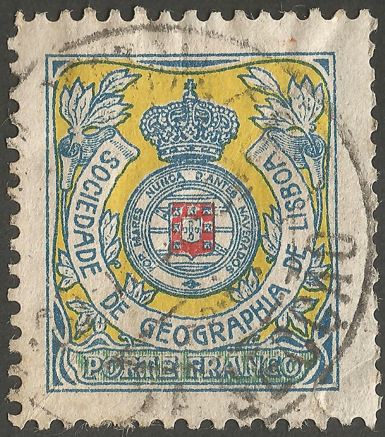 Stamps Stamp Portugal (190309) Sociedade Portuguesa de Geographia de