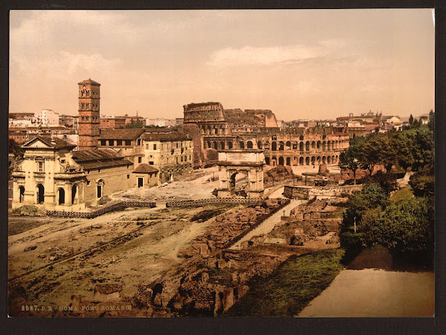 This is What The Colosseum, Rome Looked Like  in 1895 